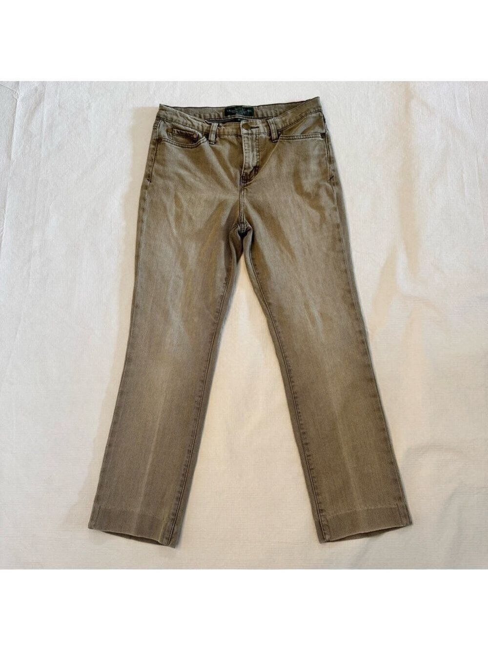 Ralph Lauren Double RL Women's Cropped Jeans - Brown
